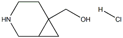 (3-Azabicyclo[4.1.0]heptan-6-yl)methanol hydrochloride Structure