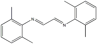 N-(2,6-dimethylphenyl)-N-{2-[(2,6-dimethylphenyl)imino]ethylidene}amine 구조식 이미지