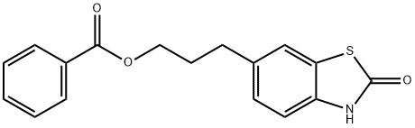 3-(2-oxo-2,3-dihydrobenzo[d]thiazol-6-yl)propyl benzoate Structure