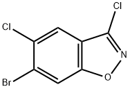 6-bromo-3,5-dichloro-1,2-benzoxazole Structure