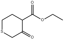 테트라히드로-3-옥소-2H-티오페이란-4-카르복실산에틸에스테르 구조식 이미지