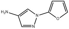 4-Amino-1-(2-furyl)pyrazole Structure