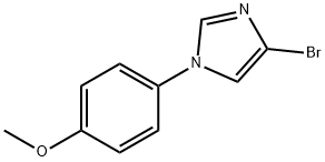 4-Bromo-1-(4-methoxyphenyl)-1H-imidazole 구조식 이미지