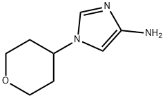 4-Amino-1-(4-tetrahydropyranyl)imidazole 구조식 이미지