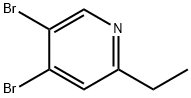 3,4-Dibromo-6-ethylpyridine Structure