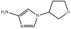 4-Amino-1-(3-tetrahydrofuryl)imidazole 구조식 이미지