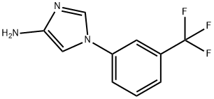 4-Amino-1-(3-trifluoromethylphenyl)imidazole 구조식 이미지