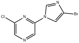1-(6-Chloro-2-pyrazyl)-4-bromoimidazole 구조식 이미지