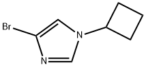 4-Bromo-1-(cyclobutyl)-1H-imidazole Structure