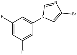 4-Bromo-1-(3,5-difluorophenyl)imidazole 구조식 이미지