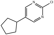 2-Chloro-5-(cyclopentyl)pyrimidine 구조식 이미지