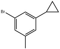 1-bromo-3-cyclopropyl-5-methylbenzene Structure