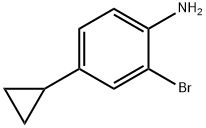 2-bromo-4-cyclopropylaniline Structure