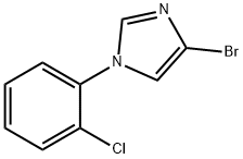 4-Bromo-1-(2-chlorophenyl)-1H-imidazole Structure