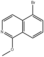 5-BROMO-1-METHOXYISOQUINOLINE Structure