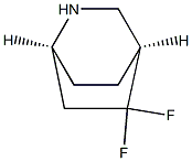 (1S,4S)-5,5-difluoro-2-azabicyclo[2.2.2]octane Structure