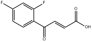 (2E)-4-(2,4-difluorophenyl)-4-oxobut-2-enoic acid 구조식 이미지