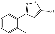 3-(2-methylphenyl)-1,2-oxazol-5-ol 구조식 이미지
