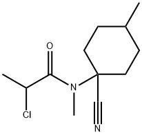 2-chloro-N-(1-cyano-4-methylcyclohexyl)-N-methylpropanamide Structure