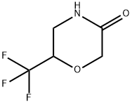 6-(trifluoromethyl)morpholin-3-one Structure