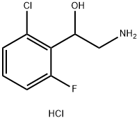 2-amino-1-(2-chloro-6-fluorophenyl)ethan-1-ol hydrochloride 구조식 이미지