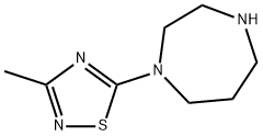 1-(3-methyl-1,2,4-thiadiazol-5-yl)-1,4-diazepane Structure