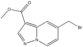 Methyl 5-bromomethylpyrazolo[1,5-A]pyridine-3-carboxylate 구조식 이미지