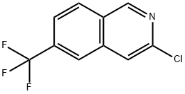 3-chloro-6-(trifluoromethyl)isoquinoline 구조식 이미지