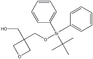 (3-(((tert-butyldiphenylsilyl)oxy)methyl)oxetan-3-yl)methanol Structure