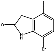 2H-Indol-2-one, 7-bromo-1,3-dihydro-4-methyl- Structure