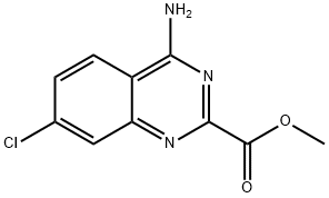 methyl 4-amino-7-chloroquinazoline-2-carboxylate 구조식 이미지