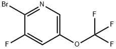 2-Bromo-3-fluoro-5-(trifluoromethoxy)pyridine Structure