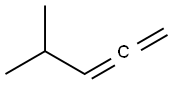 4-Methyl-1,2-pentadiene. 구조식 이미지