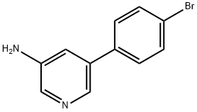 5-(4-BROMOPHENYL)PYRIDIN-3-AMINE Structure