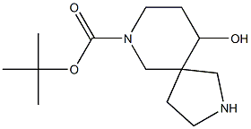 tert-butyl 10-hydroxy-2,7-diazaspiro[4.5]decane-7-carboxylate 구조식 이미지