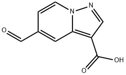 5-formylpyrazolo[1,5-a]pyridine-3-carboxylic acid Structure