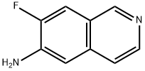 7-fluoroisoquinolin-6-amine 구조식 이미지