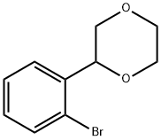 2-(1,4-dioxan-2-yl)bromobenzene Structure