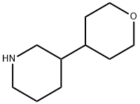 3-(oxan-4-yl)piperidine Structure