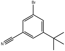 3-bromo-5-(tert-butyl)benzonitrile Structure