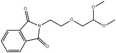 2-(2-(2,2-dimethoxyethoxy)ethyl)isoindoline-1,3-dione Structure