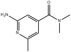 2-Amino-N,N,6-trimethyl-4-Pyridinecarboxamide Structure