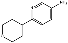 3-AMINO-6-(TETRAHYDROPYRAN-4-YL)PYRIDINE Structure