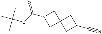 tert-butyl 6-cyano-2-azaspiro[3.3]heptane-2-carboxylate Structure