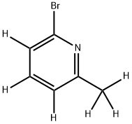 2-Bromo-6-methylpyridine-d6 구조식 이미지
