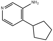 3-AMINO-4-CYCLOPENTYLPYRIDINE Structure