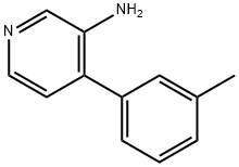 3-AMINO-4-(3-TOLYL)PYRIDINE 구조식 이미지