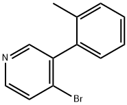 4-Bromo-3-(2-tolyl)pyridine Structure