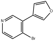 4-Bromo-3-(3-furyl)pyridine Structure