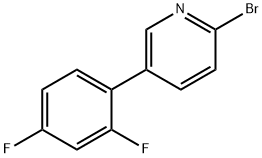 2-Bromo-5-(2,4-difluorophenyl)pyridine Structure